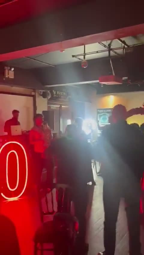 30th birthday party footage at Gracy's